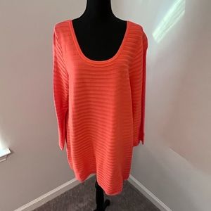 NWT Lane Bryant Melon Scoop-neck Sweater